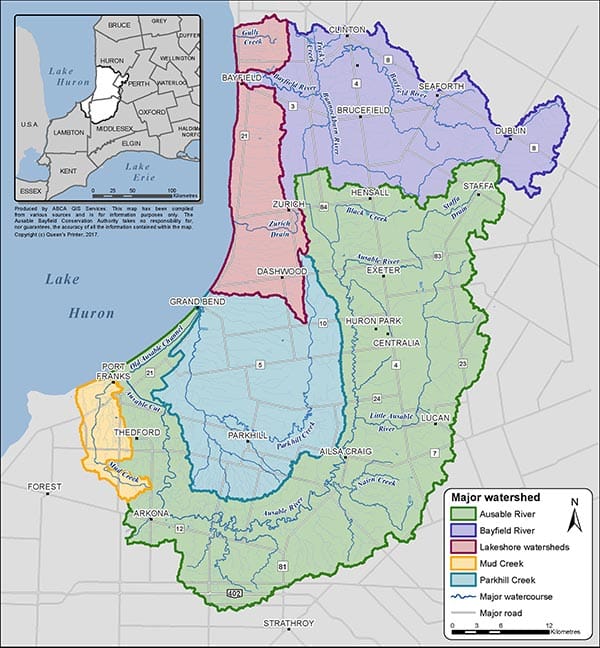 Ausable Bay - Major Watersheds